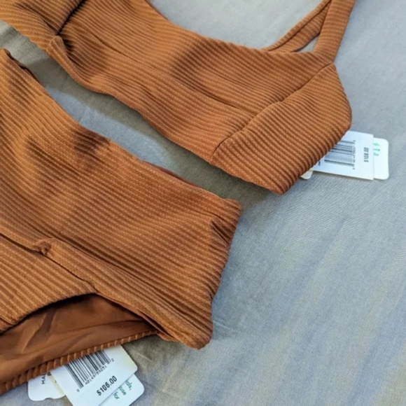 L*Space Jess Desi Bikini Set Coffee Brown - Picture 3 of 6